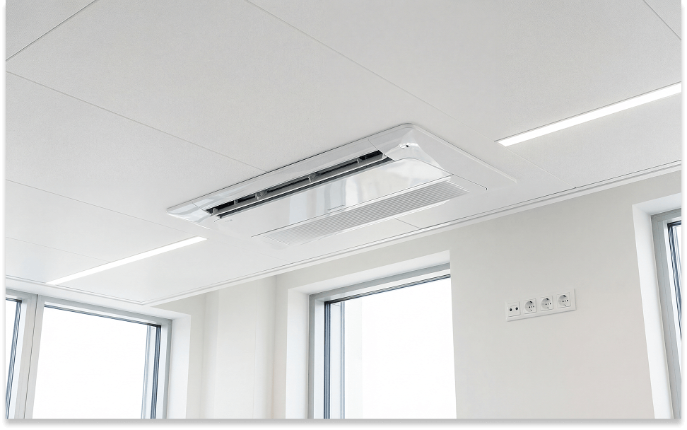 新設した業務用エアコン